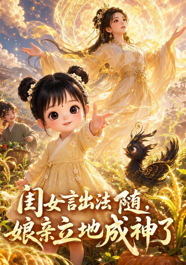 闺女言出法随,娘亲立地成神了AI短剧
